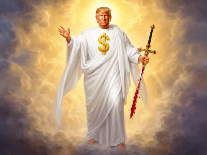 And God so loved the world he sent Trump
